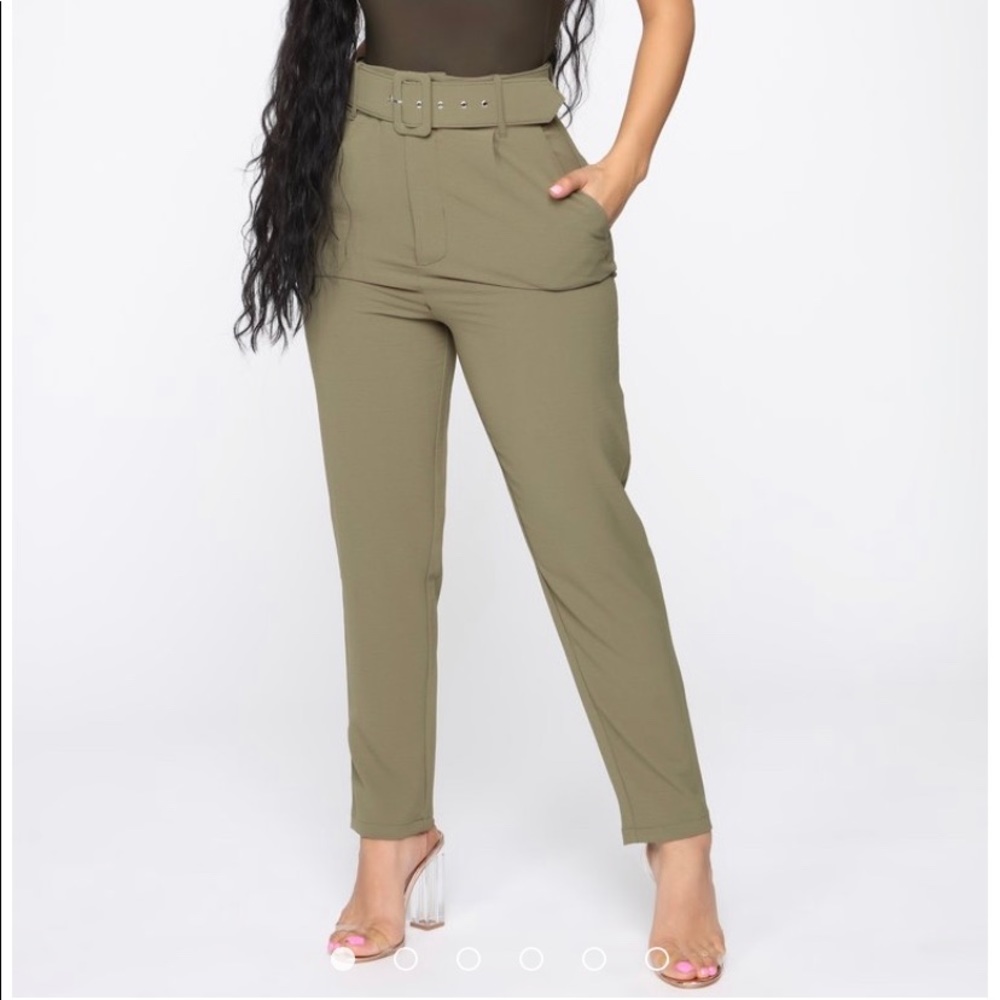 Belted Trousers